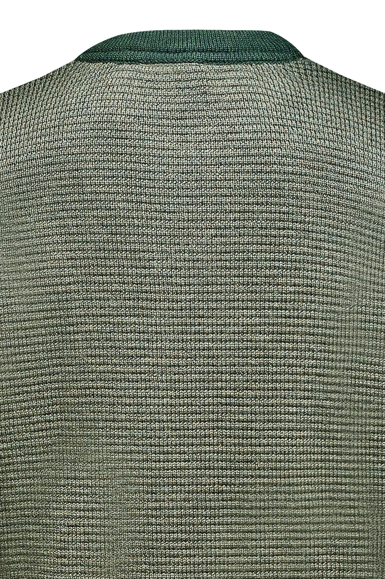 Strickjacke mit Lodenpatches