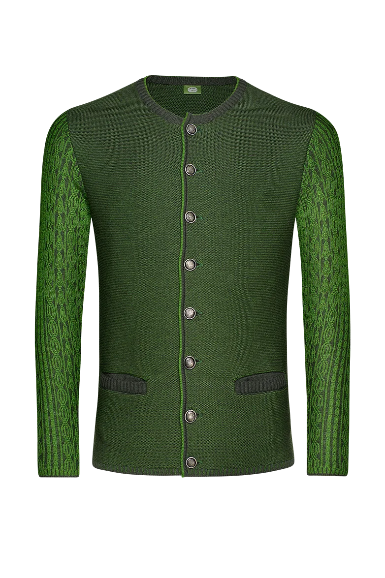 Strickjacke zur Ledernen