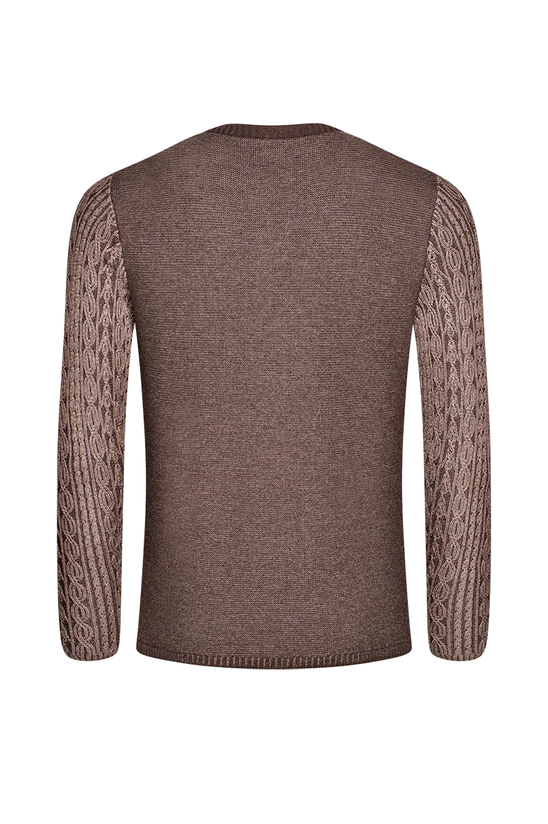 Strickjacke zur Ledernen