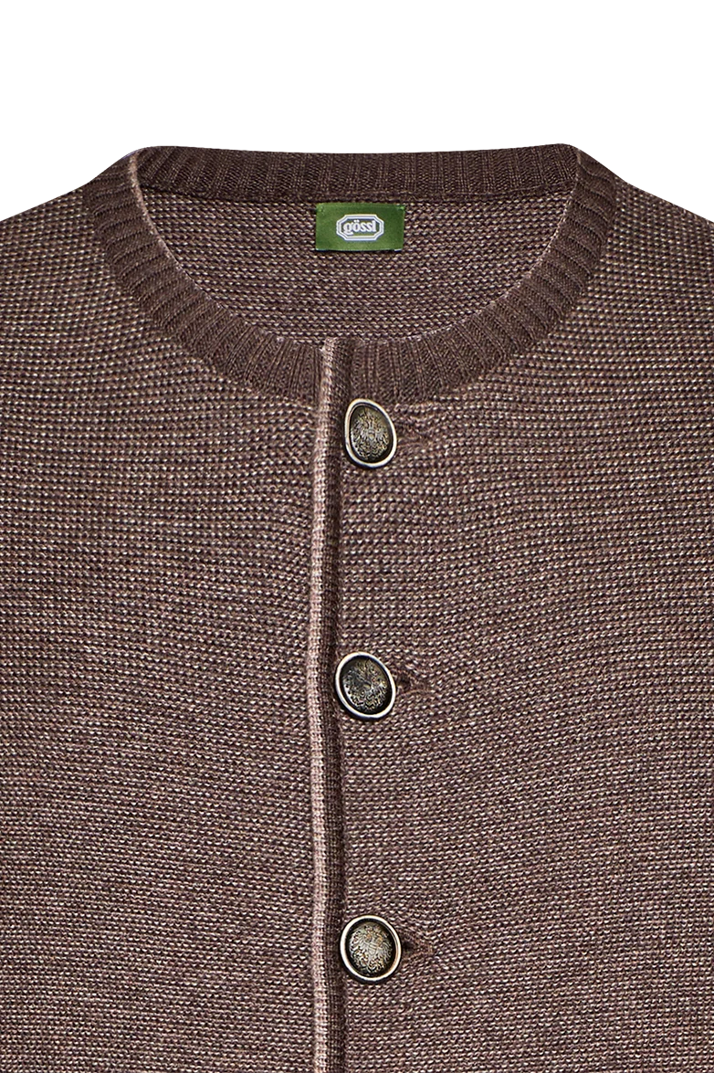 Strickjacke zur Ledernen