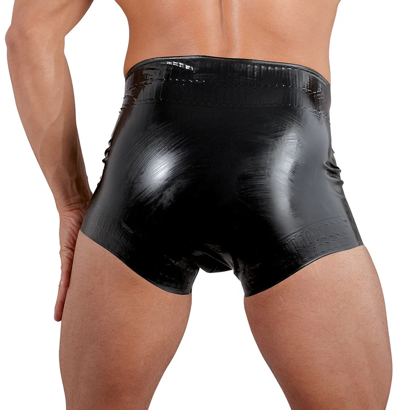 Latex Unterhose M - XXL schwarz "Elvis"