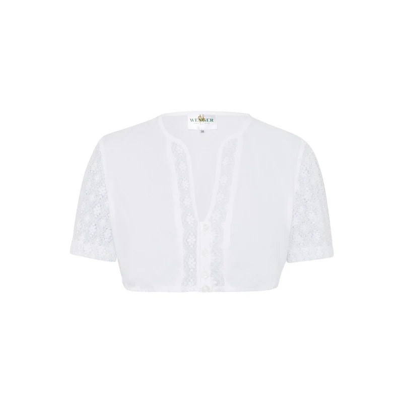 Dirndlbluse Amelie in weiss