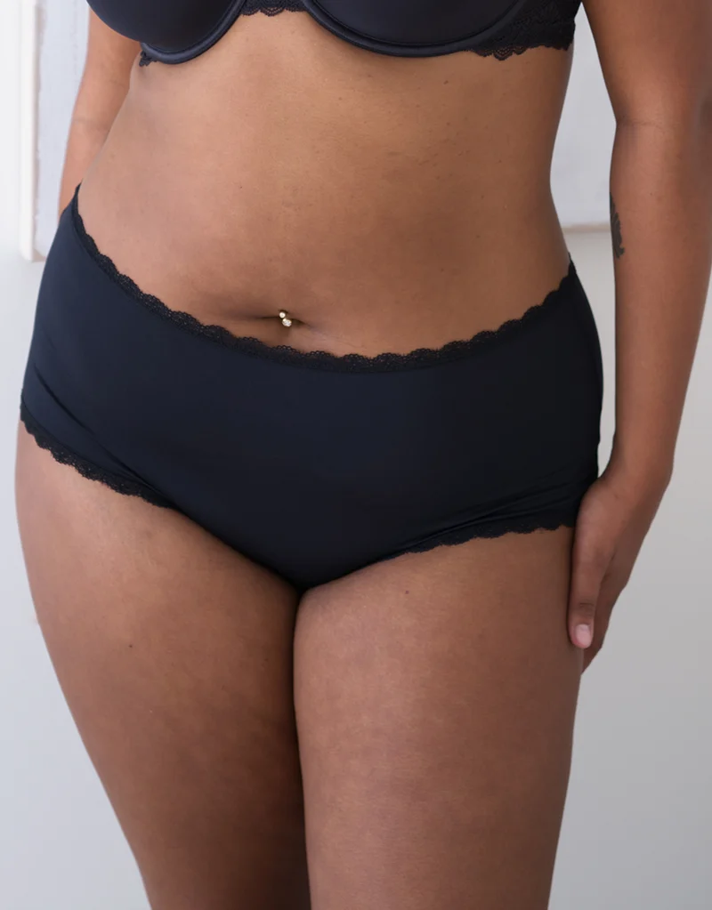 High-Panty Basic Black