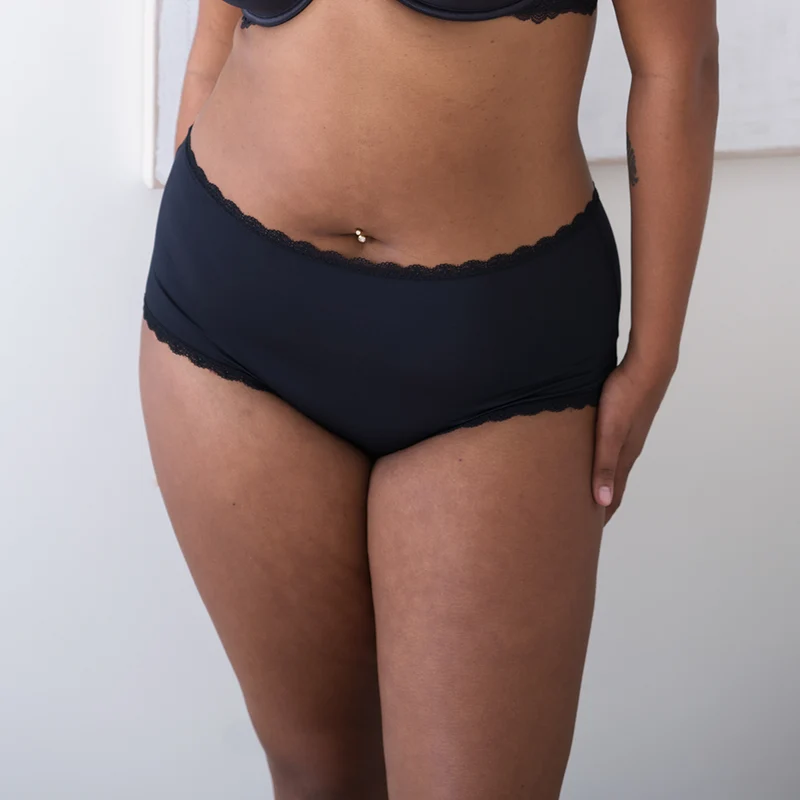 High-Panty Basic Black