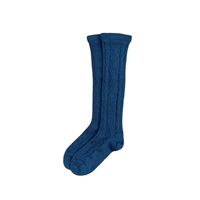 Stutzen in blau