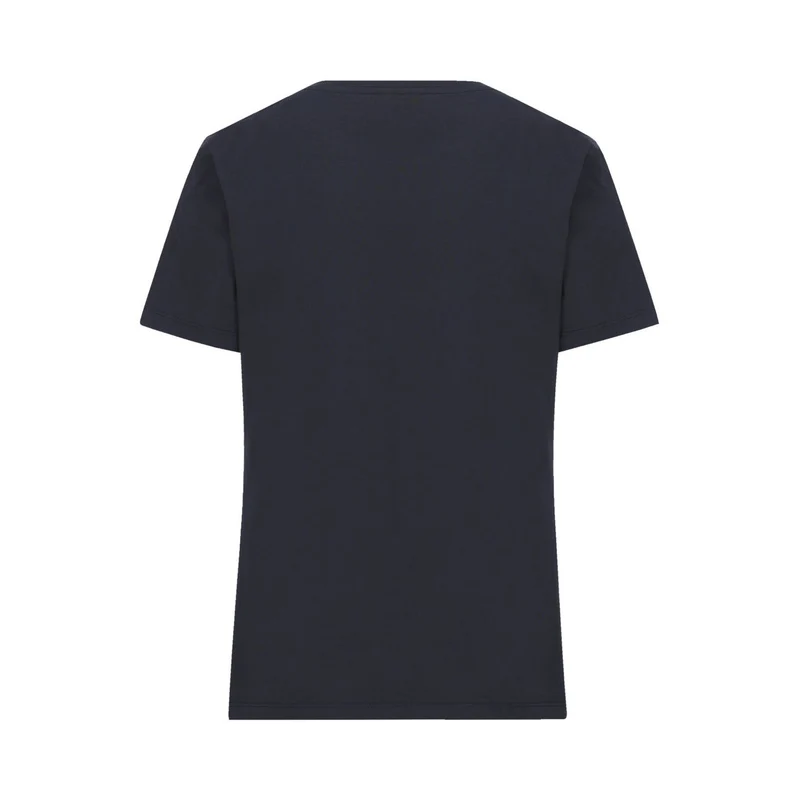 T-Shirt Weltenbummlerin in dunkelblau