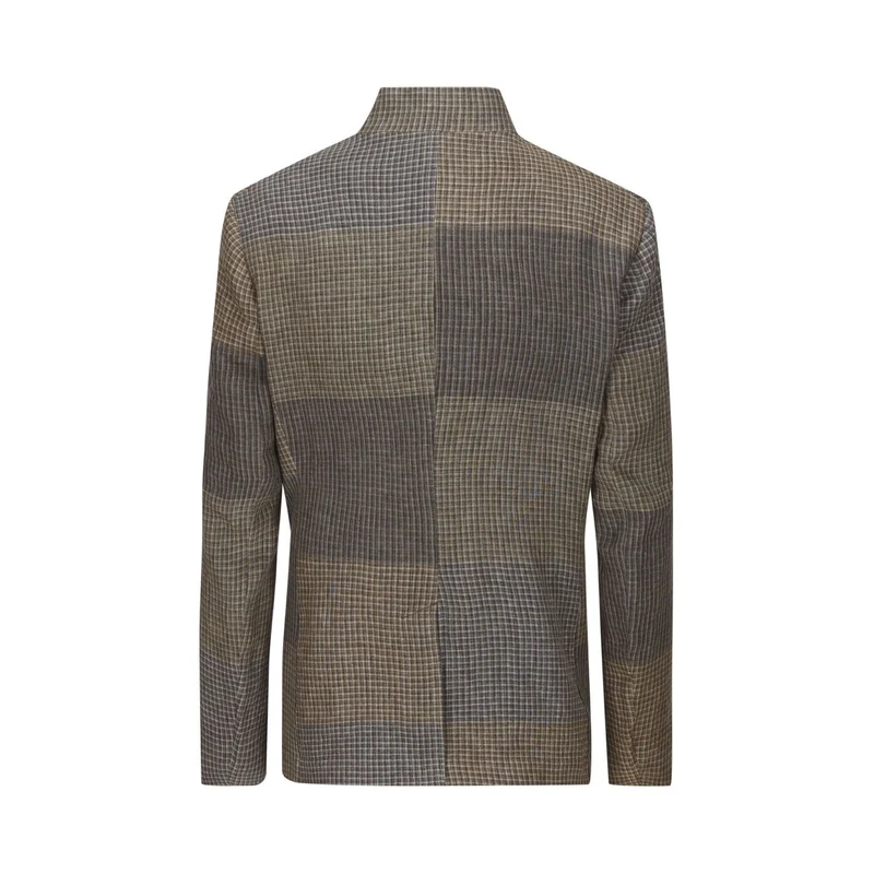 Lusandro Patchwork in dunkelbraun