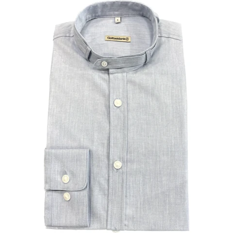 Hemd Lenz Hellblau