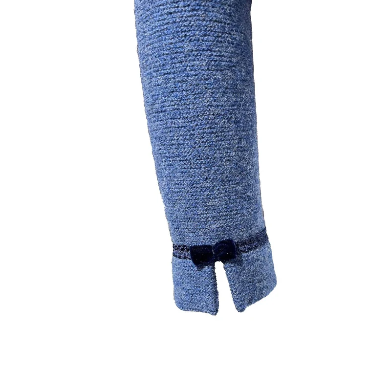 Strickjacke in blau