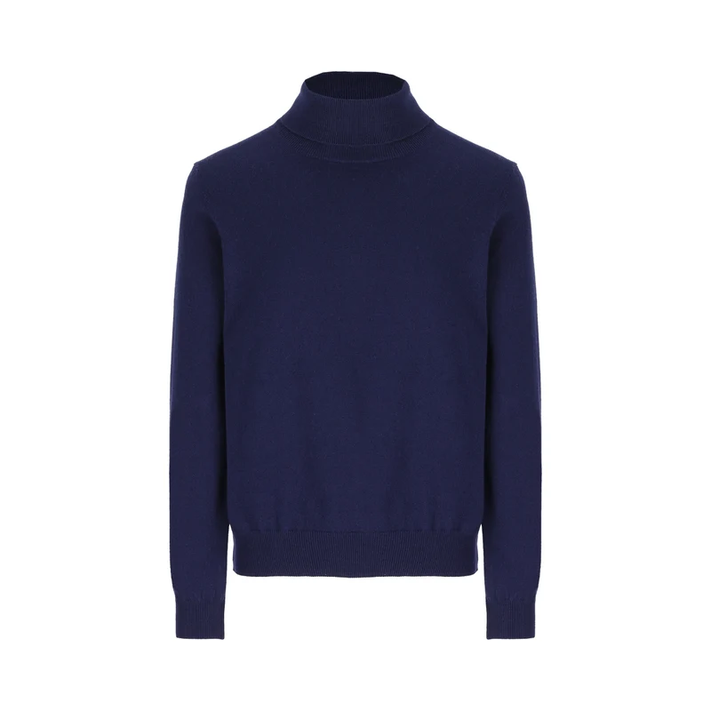 Rollkragenpullover Ludmirko Blau