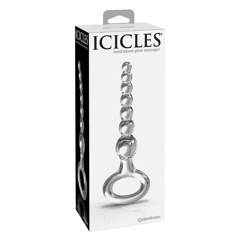 Glas Analkette Icicles No. 67