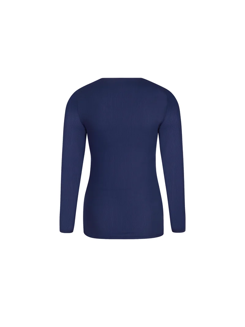 Antigel von Lise Charmel – En Mode Yoga Langarm-Top Bleu Yoga