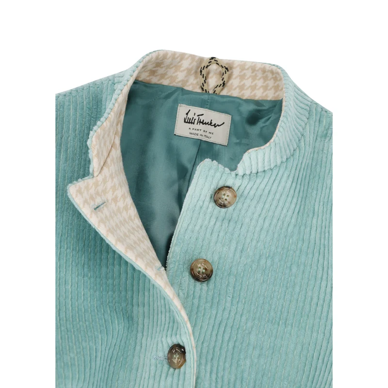 Cord-Blazer Luranda in blau/grün
