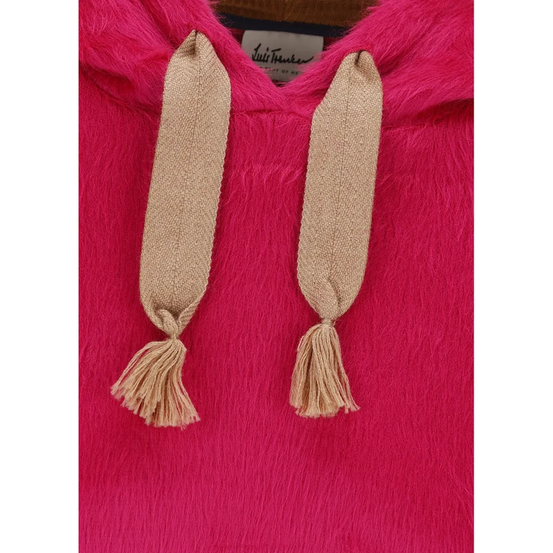 Pullover Luanette Fluffy in Fuchsia