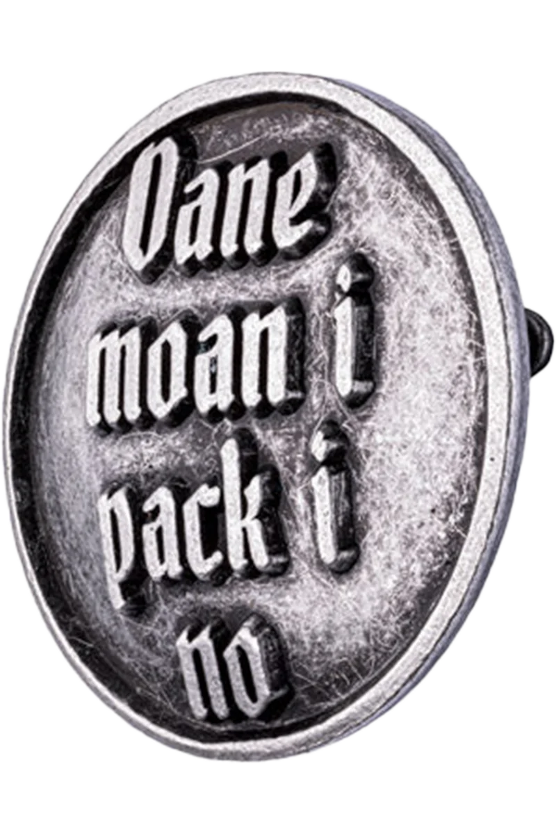 Trachten-Anstecker mit Spruch