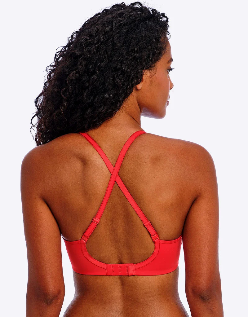 Freya Undetected Moulded T-Shirt Bra Chilli Red
