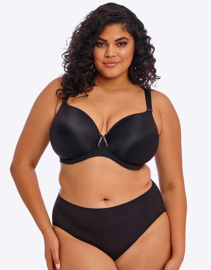 Elomi Bijou Moulded Plunge T-Shirt Bra Black
