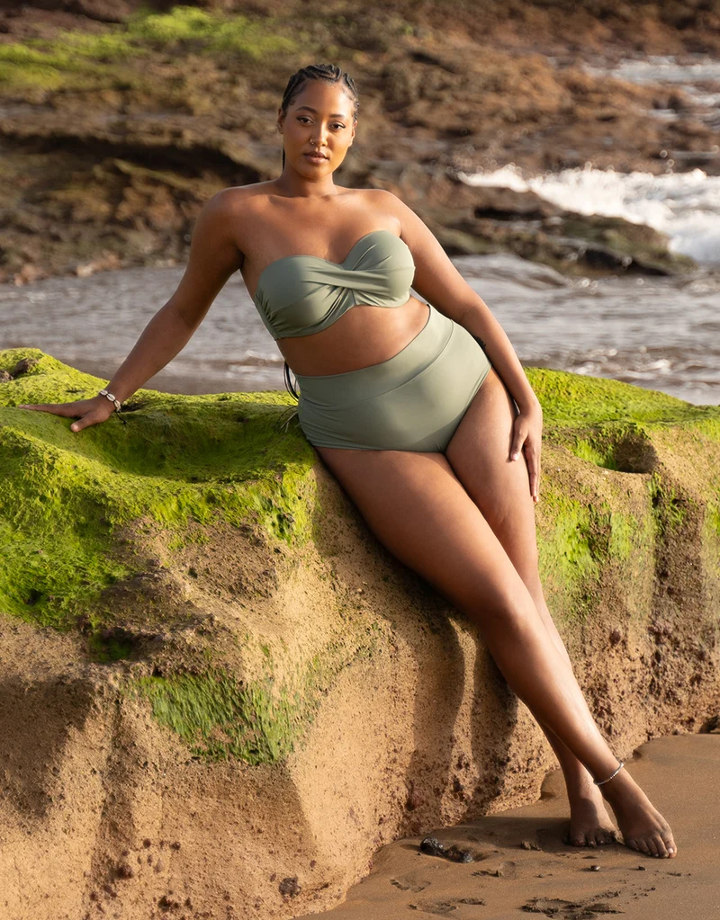Fold-Over-Bikini-High-Panty Monaco Khaki