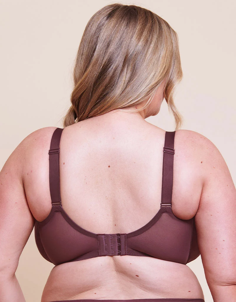 Curvy Kate WonderFull Vibe Full Cup Side Support Bra Auburn