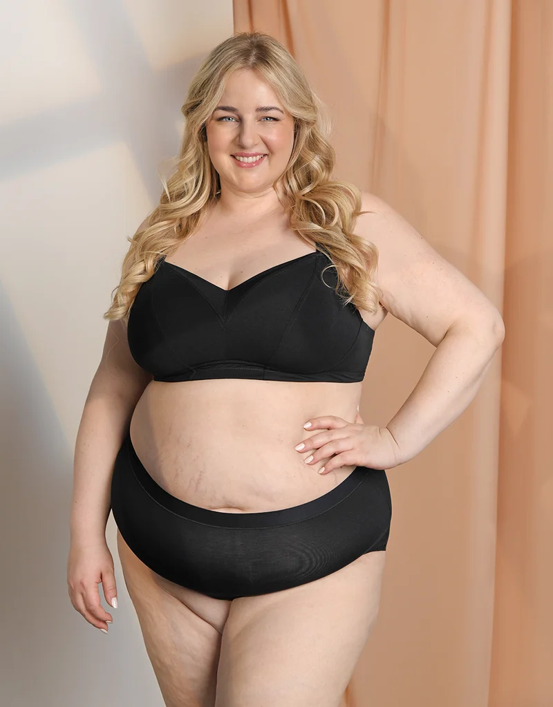 High-Panty Cozy Basic Black