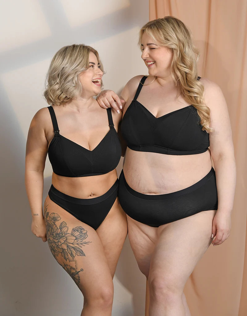 High-Panty Cozy Basic Black