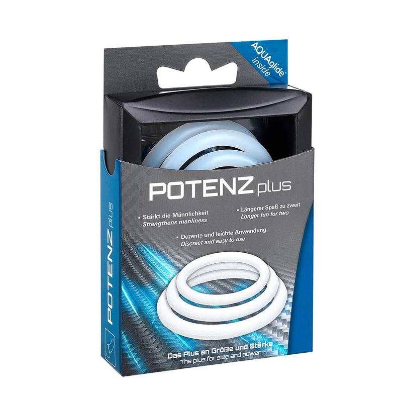 Penisringe Set POTENZplus 3er Mix