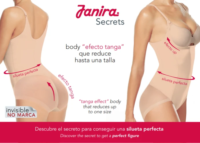 Janira BODY SILUETA SECRETS-114 NEGRO