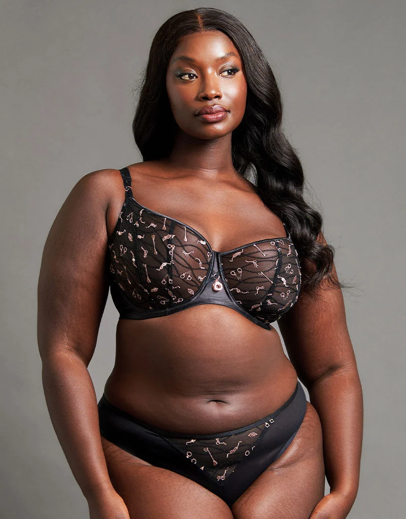 Scantilly Restraint Balcony Bra Black