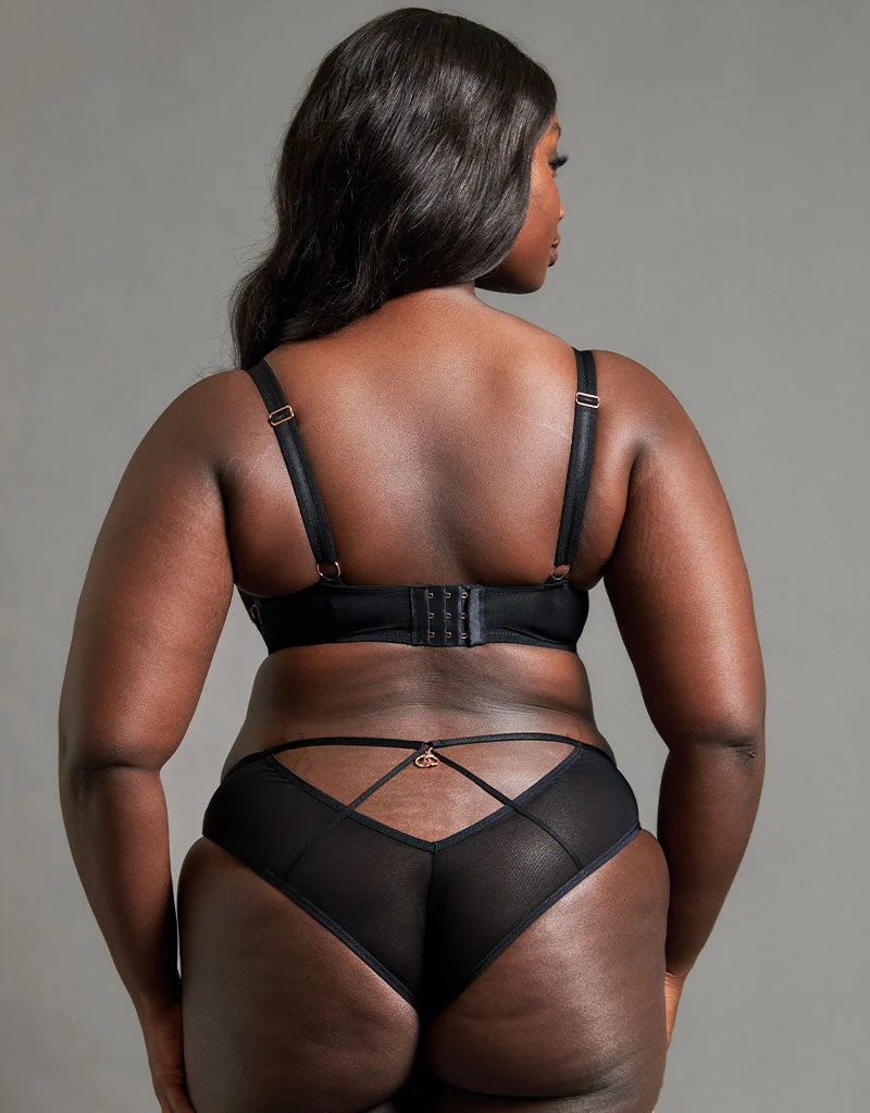 Scantilly Restraint Balcony Bra Black