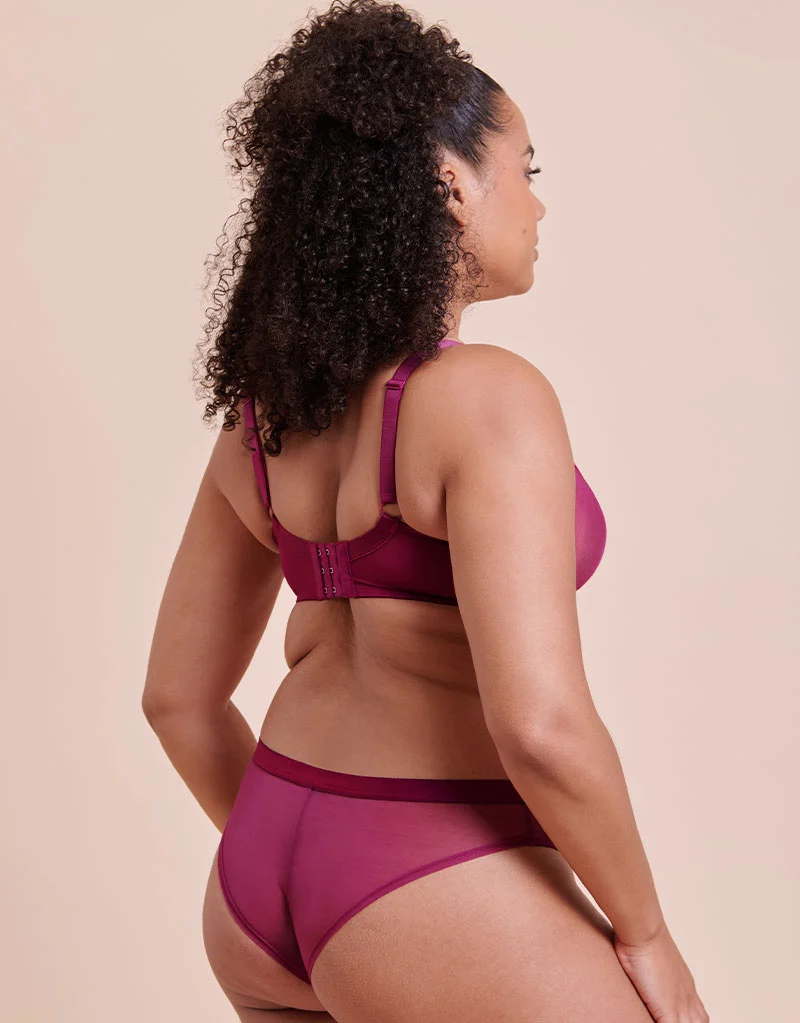 Curvy Kate Lightstyle Plunge Bra Berry Purple