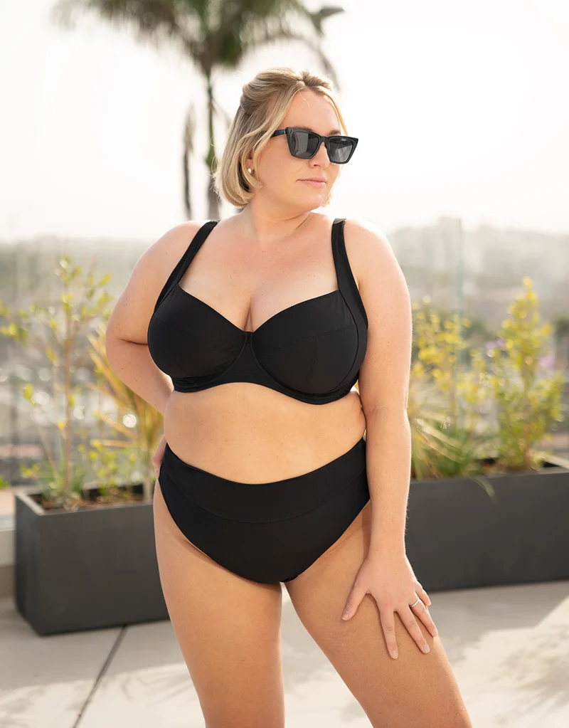 Bikini-High-Waist-Brazilian Porto Black