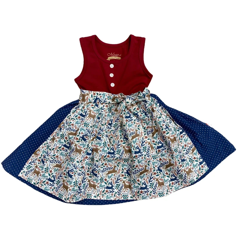 Kleid Valisera in rot/blau
