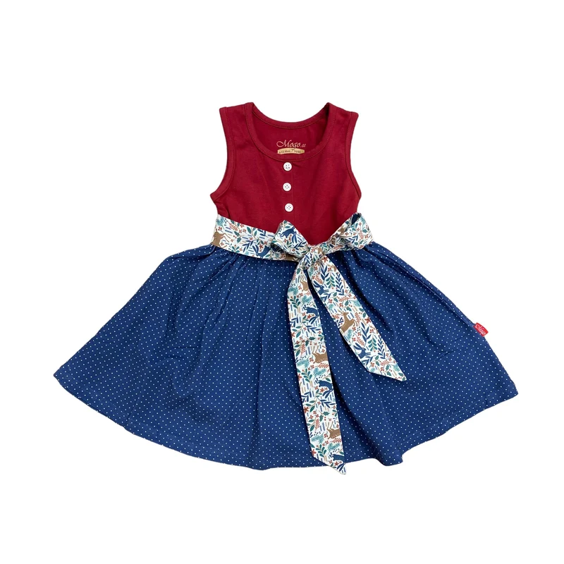 Kleid Valisera in rot/blau