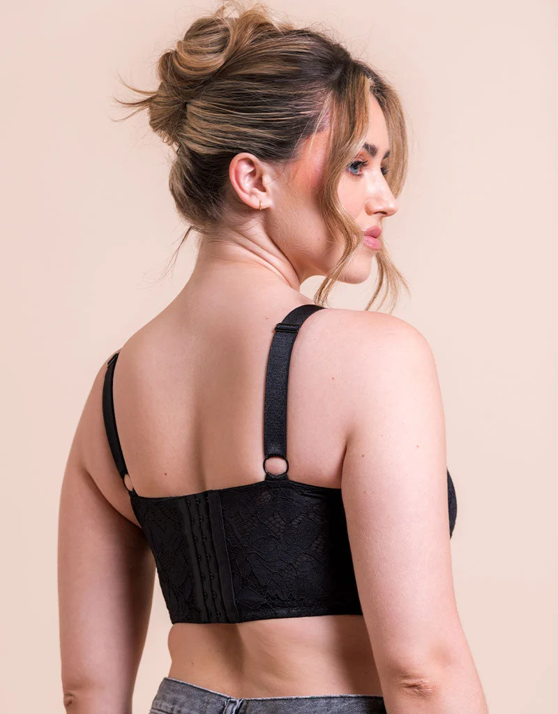 Curvy Kate Calla Longline Corset Bra Black