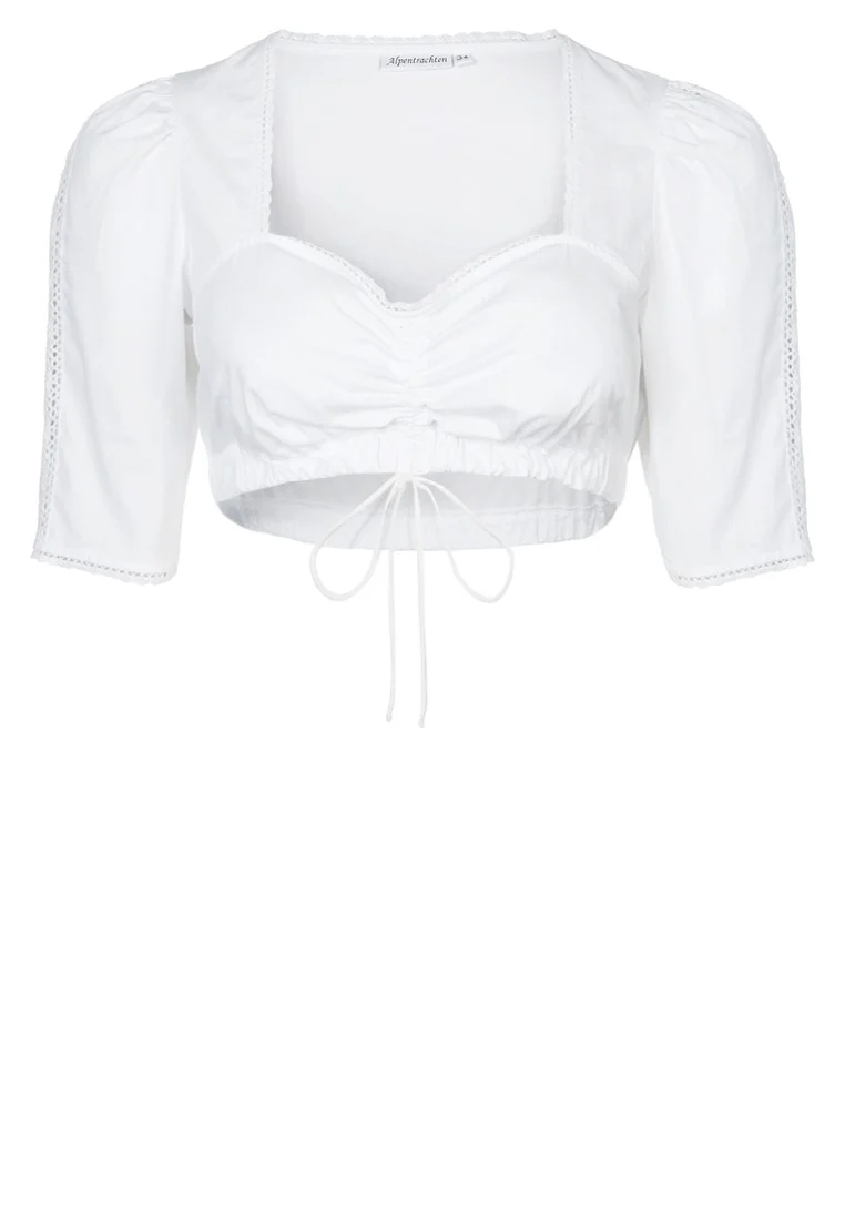 Dirndlbluse Selma lang Jersey