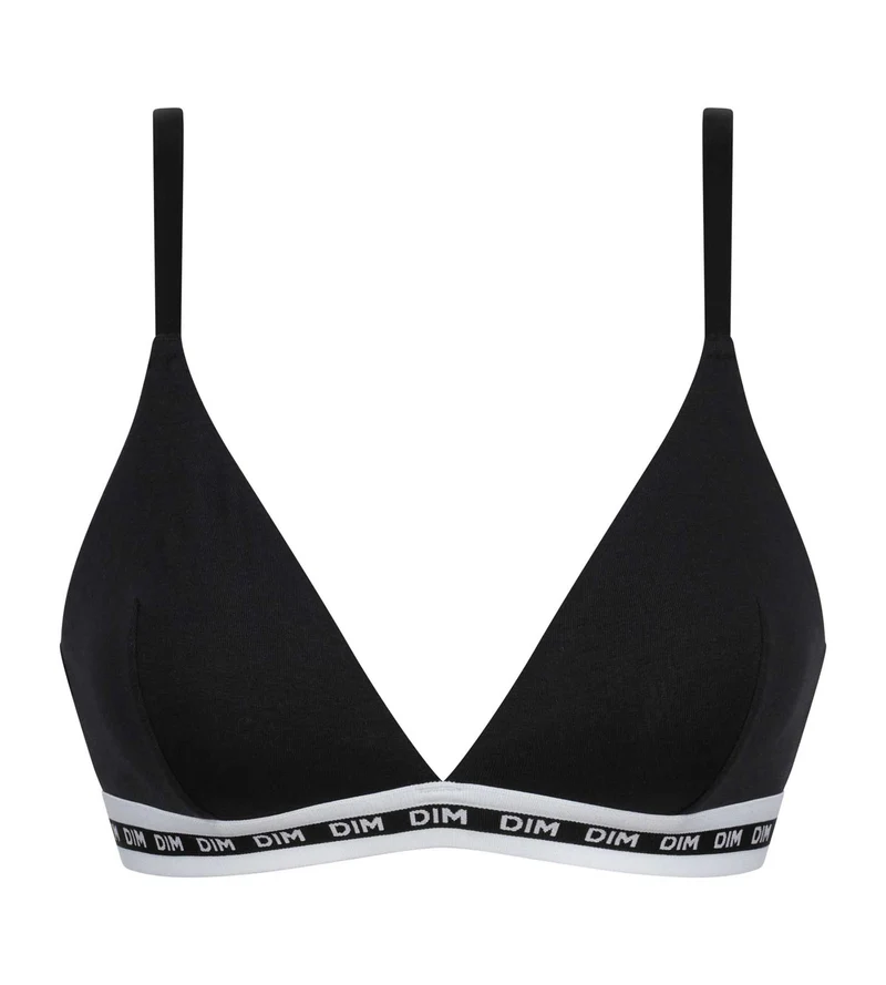 Triangel-BH, Damen, ohne Bügel Schwarz Dim Icons