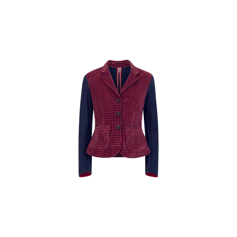 Blazer Luveriana Jersey Vichy