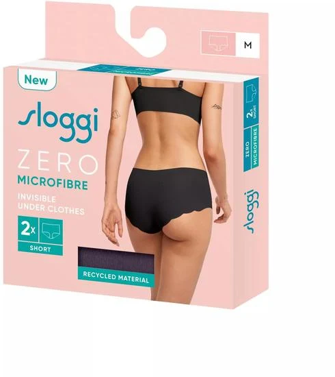 Sloggi ZERO Microfibre 2.0 Short 2er Pack blueberry