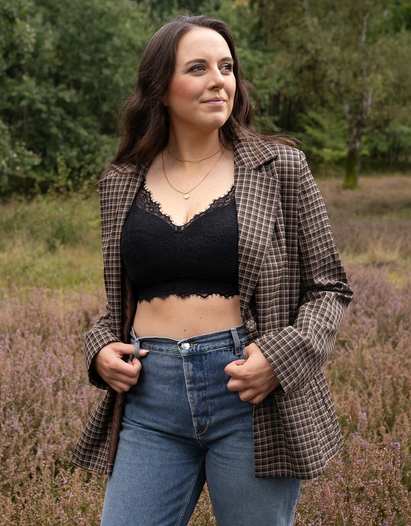 Bralette ohne Verschluss Sensla Black