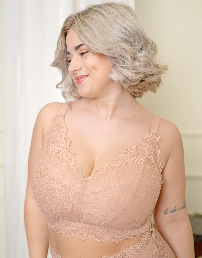 Bralette ohne Verschluss Sensla Cappuccino