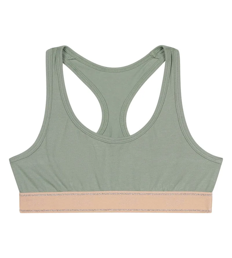 BH für Mädchen Grün und Rosa Dim Sport