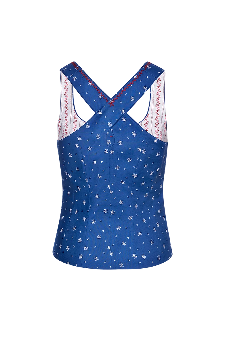 Blaudruck-Mieder