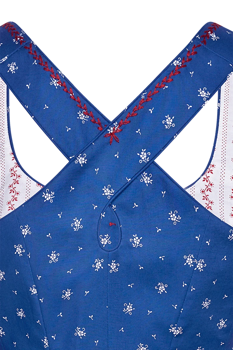 Blaudruck-Mieder