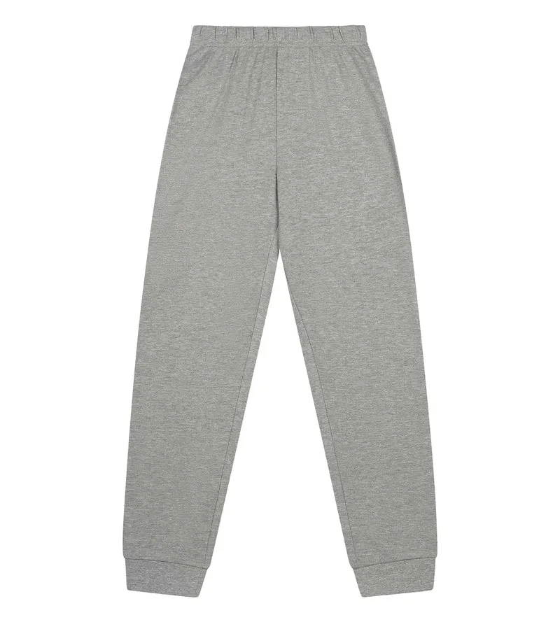 Unisex Kinder Leggings Grau Meliert Dim Thermal