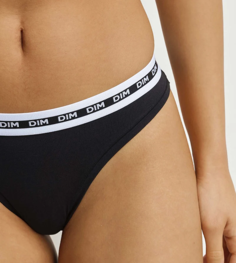 Slip, Frau, geschnürt Schwarz Dim Icons