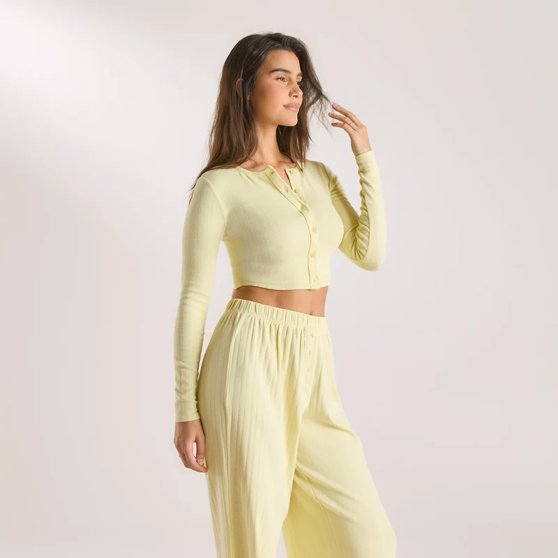 Pointelle Cardigan - Butterblume