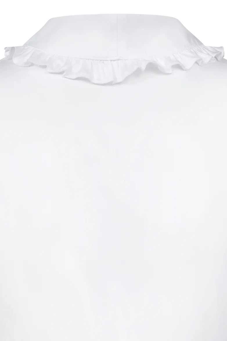 Dirndlbluse mit Schalfacon-Kragen