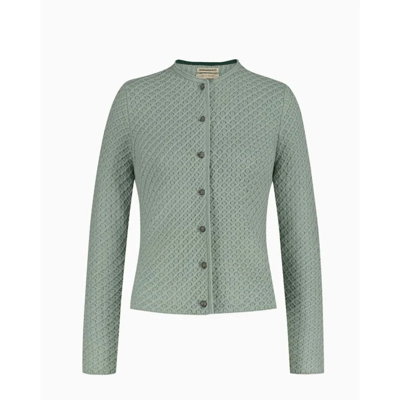 Strickjacke Vevi uni in Eukalyptus