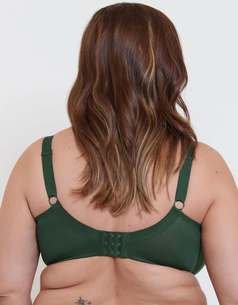 Adella Athena Full Cup Side Support Bra Emerald