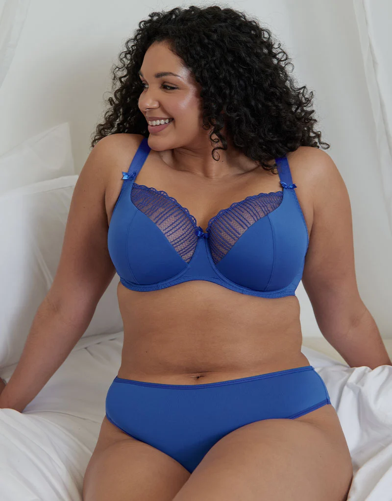 Flirtelle Riley Balcony Bra Marine Blue